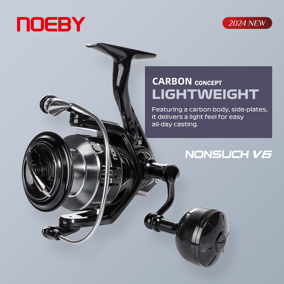 Abu Garcia Reel Max - Noeby Carbon Spinning Fishing Reel 2500