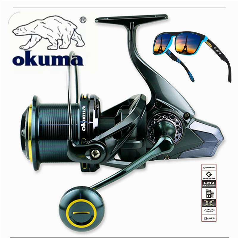 Abu Garcia Reel Max - OKUMA Fishing Reel 9000-14000 Metal Long-Distance