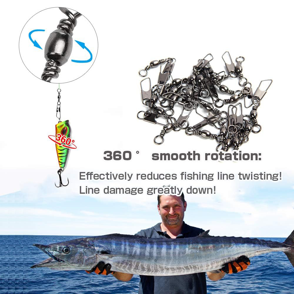 50Pcs Stainless Steel Snap Swi - Freshwater Line 评论和价格